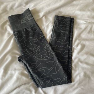 ECHT Apparel Arise camo seamless grey leggings